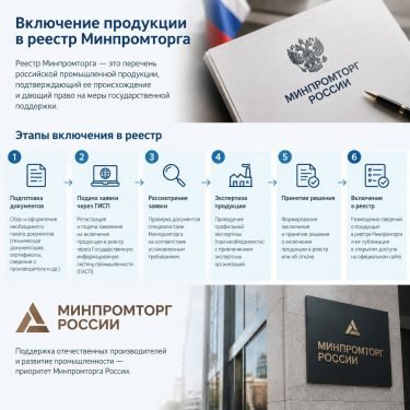 Включение продукции в реестр Минпромторга